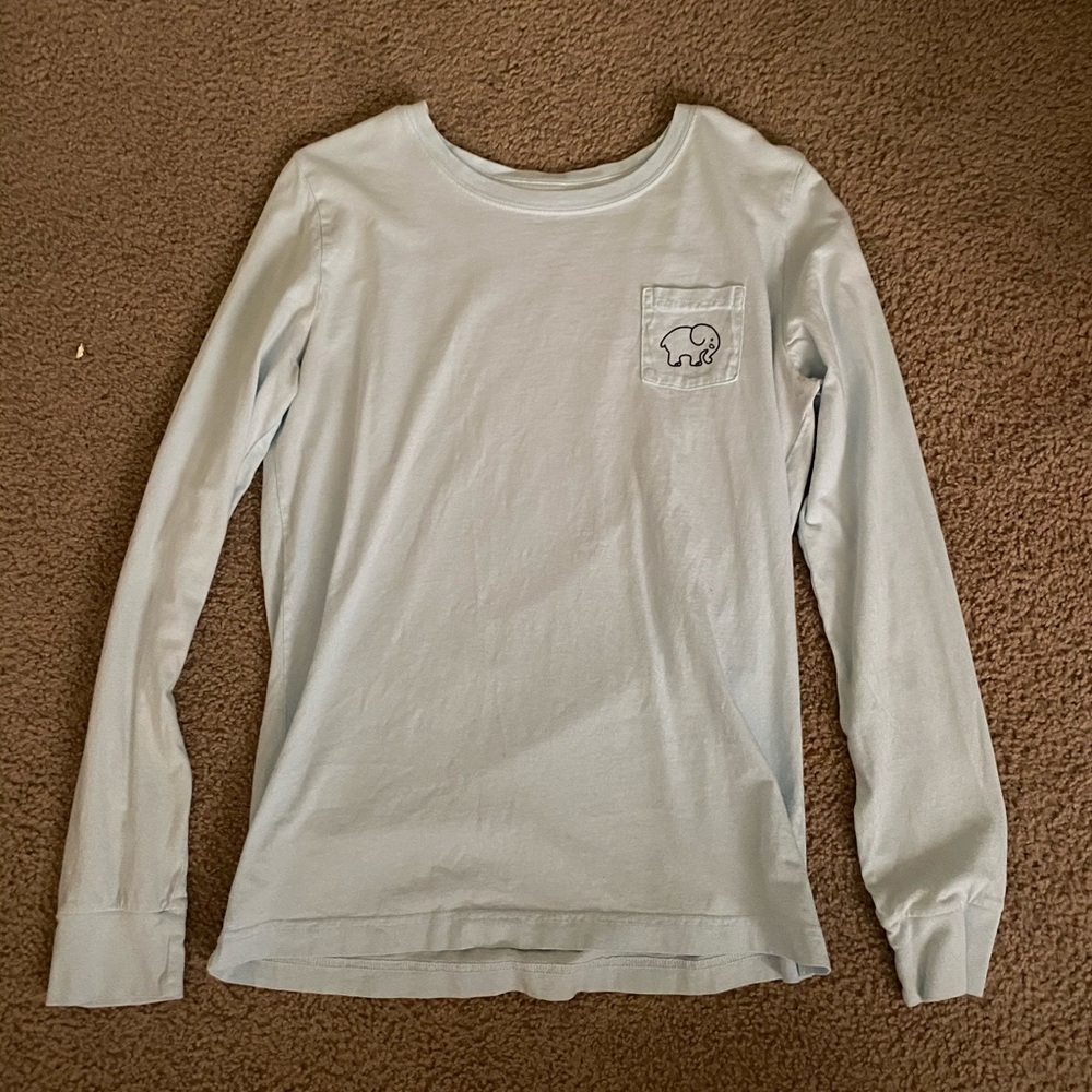 baby blue ivory ella long sleeve